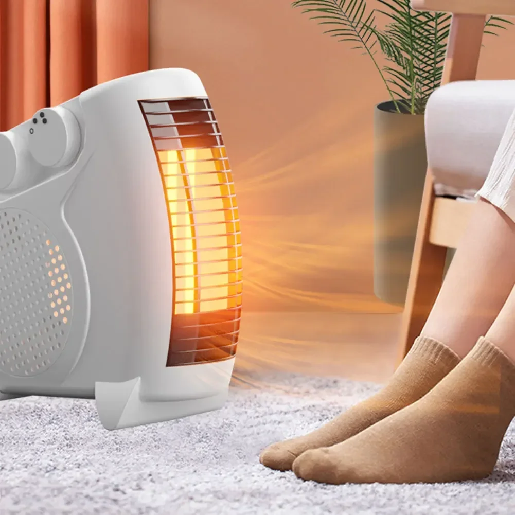 Portable Heater Fan Desktop Heating Machine 600W Quick Heating Light Air Heater For Office Home Winter Stove Radiator Hot Airs