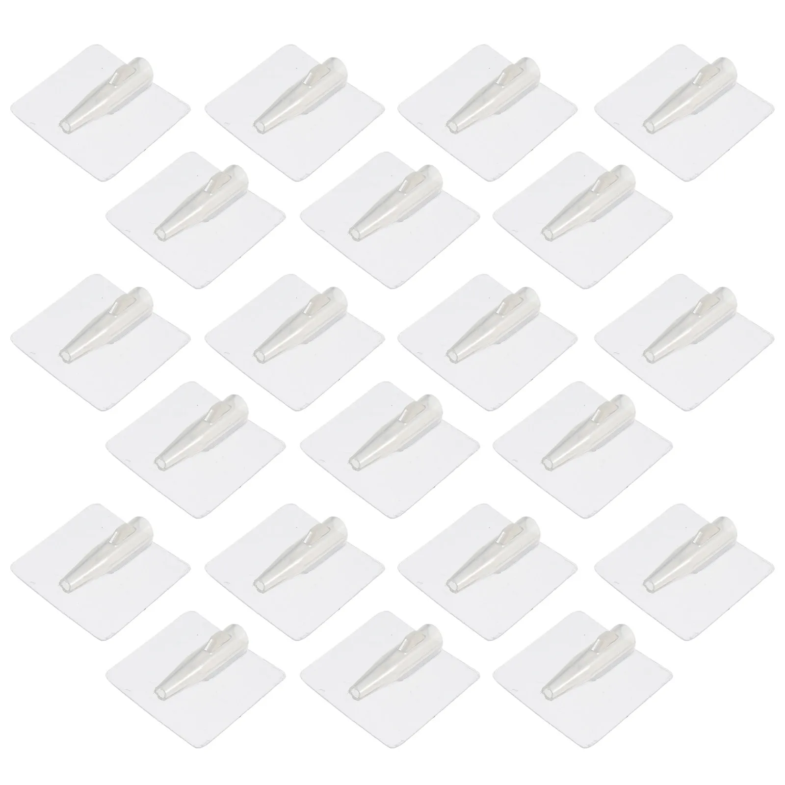 50Pcs DIY 꽃다발 접착제 꽃다발 포장을위한 투명 접착 패치 꽃꽂이 도구 파티 카드 홀더