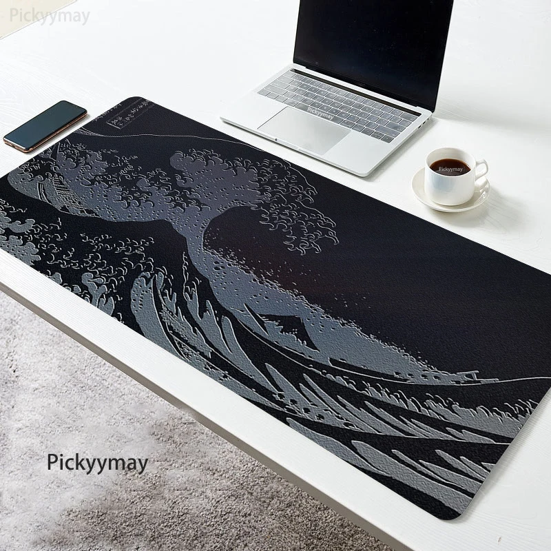 Japanese Great Wave Off Large Mousepad Gamer PC Gaming XL Mouse Pad Computer Keyboard Laptop Mousepad Mause Art Office Desk Mat mouse pad gaming mousepad computer desk mat