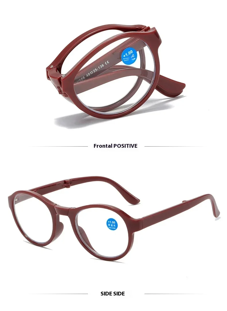 Neue Frühling falten Presbyopie High-Definition-Mode bequeme Presbyopie ältere Menschen Luft verteidigung Blue Ray Presbyopie – Detail 11