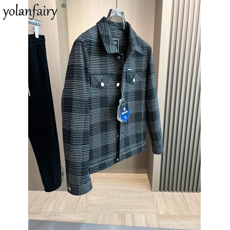 2023 New Puffer Jacket Men High Quality Light Luxury Business Leisure Autunno Inverno Down S Moda Uomo Goose