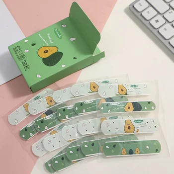 방수 접착 붕대 상처 스트립 드레싱 패치, 석고 비상 밴드 보조 스티커, 어린이 용품, 20 개/상자