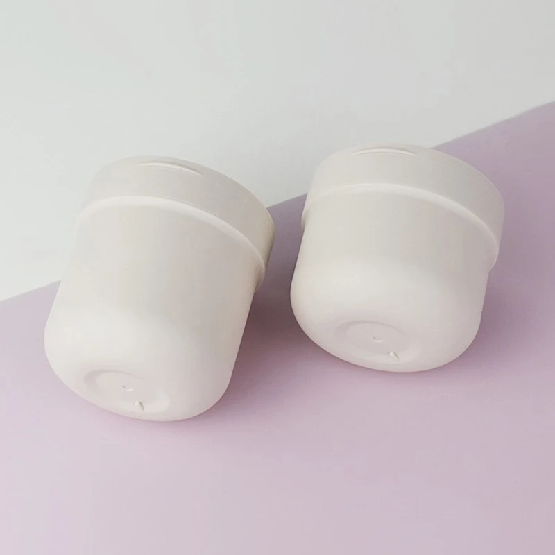 1pcs 300/400ml Refillable Makeup Remover Jar With Spoon Plastic Empty Makeup Jar Pot Travel Face Cream Lotion Cosmetic Container S0f4ede307e8544e68609907f9a888e6fu
