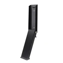 Windproof Stainless Steel Magnetic Door Stopper with Anti - Slip Base (Black)