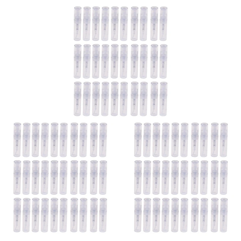 

Mini Transparent 2 ML Spray Plastic Bottle Spray Perfume Empty Sample Bottle Suitable For Travel Party 180Pcs