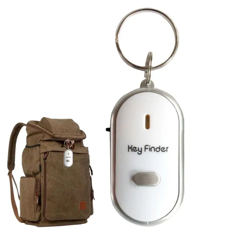 Key Finder Whistle Key Finder Flashing Beeping Remote Lost Keyfinder Locator Keychain Anti-lost Device Alarm