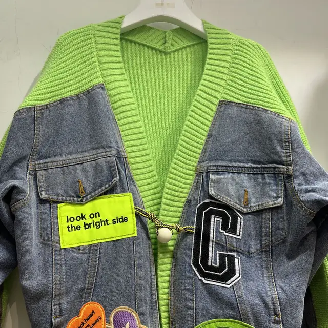 Knitted Denim Jumper Jacket 18