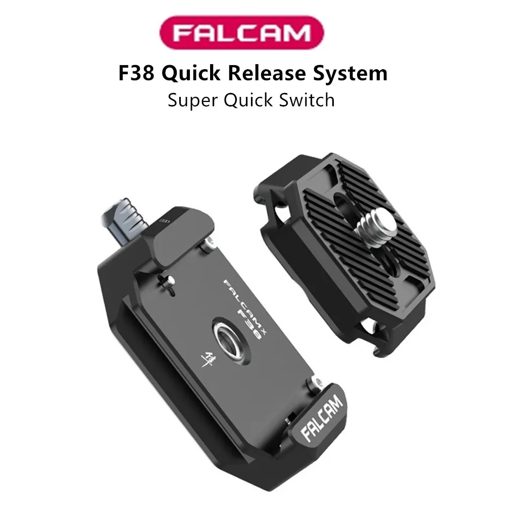 Falcam-universal Dslr Câmera Gimbal Arca Swiss Quick Release Plate Clamp Quick Switch Tripé Slider Mount Adapter F38