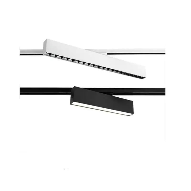 10W 20W 30W 40W 4Wire 3Phase LED Rail Lamp Aluminum Track Light 110V 220V Linear Flood Light Home Shop Stores 5