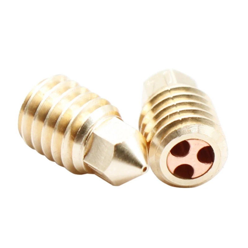 

2PCS 3D принтеры Hotend насадки латунные закаленные насадки для Bambu Lap X1/P1P