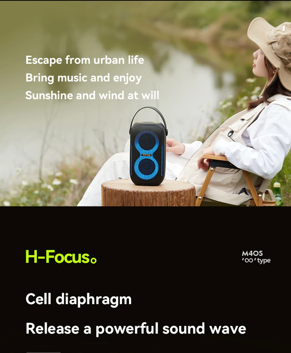 Sanag M40S PRO Wireless Bluetooth Speaker description image 5
