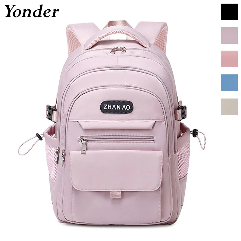 Strong High School Bags for Teenage Girls Large Fabric Women's