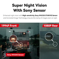 DDPAI Z40 Dash Cam Car Camera Recorder Sony IMX335 1944P HD Video GPS Tracking 360 Rotation Wifi DVR 24H Parking Protector - Image 3