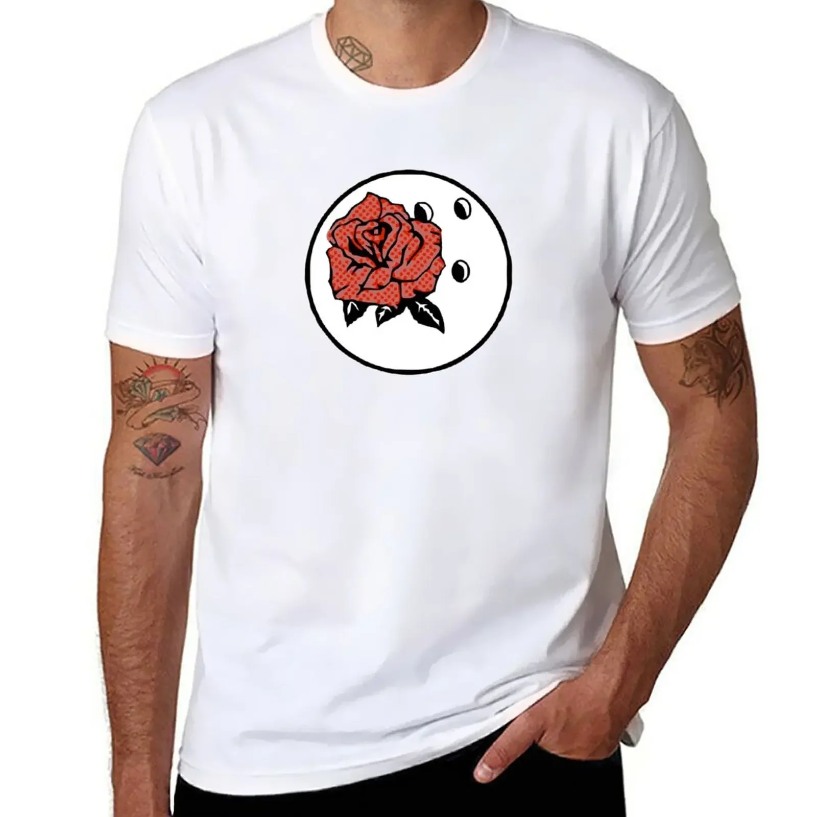

Ernie MCcracken Bowling Bowl T-Shirt Short sleeve tee heavyweights plus sizes Men's t-shirt