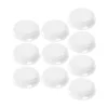 10 Pcs Piggy Bank Vinyl Supplies Money Pot Savings Box Bottom Cover Round Stoppers Replacement White Plug Caps 5