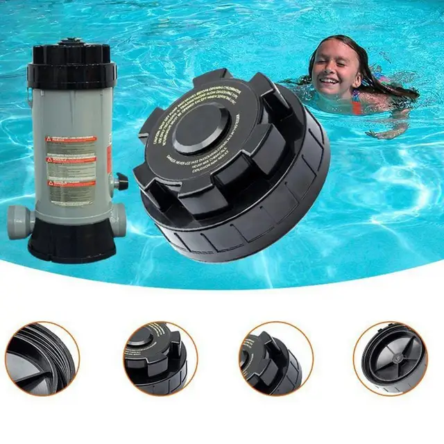 Borító Klórozó Cl200 Cl220 Csere Fedél Tartós Abs Anyag Fekete Adagoló Gyógyfürdői Pezsgőfürdő Úszómedence Alkatrészek - Image 3