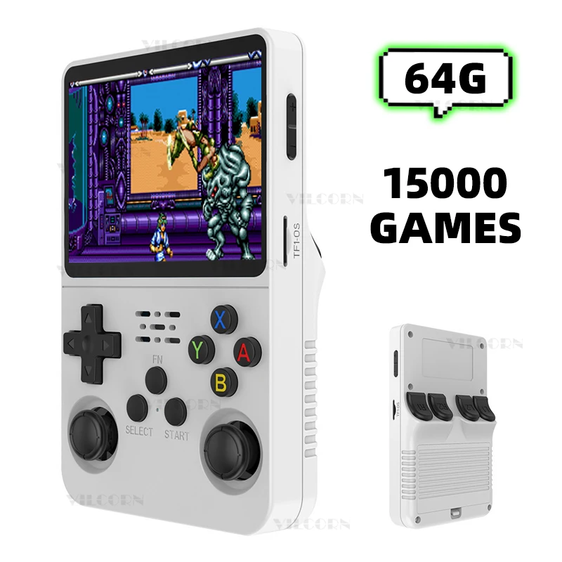 R36S Console de jeu portable Linux Open Source écran IPS 3,5