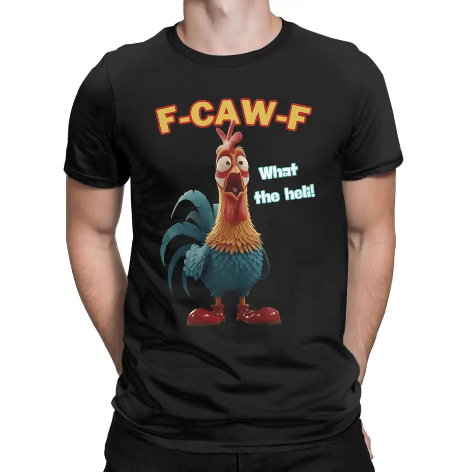HTUANBAQ F-Caw-F Funny Chicken Humor F-Caw-F Quote Rooster