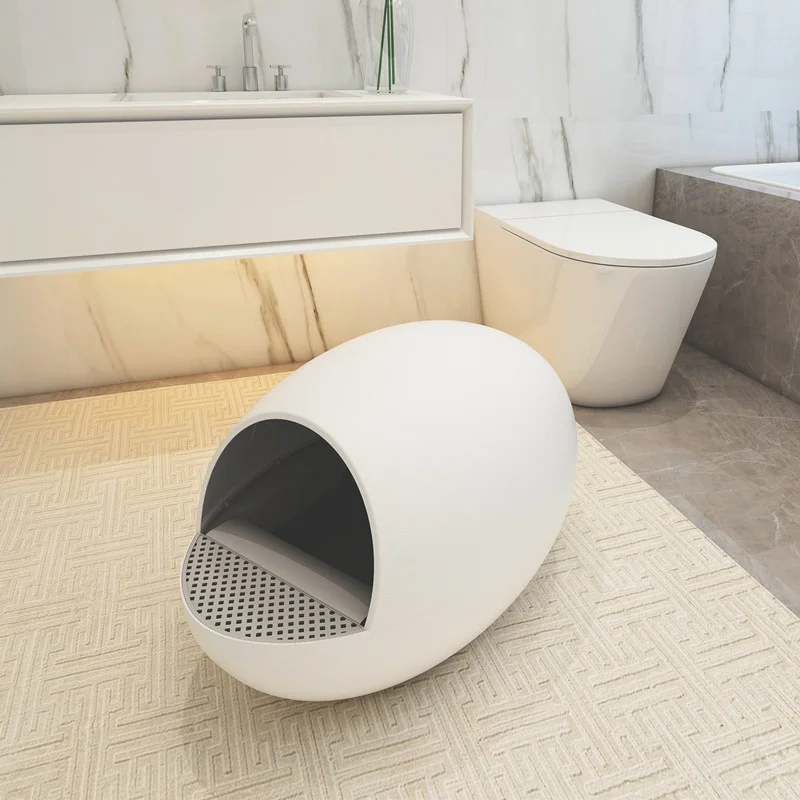 Intelligent Fully Automatic Cat Toilet Anti splash Eggs Cats Litter Box