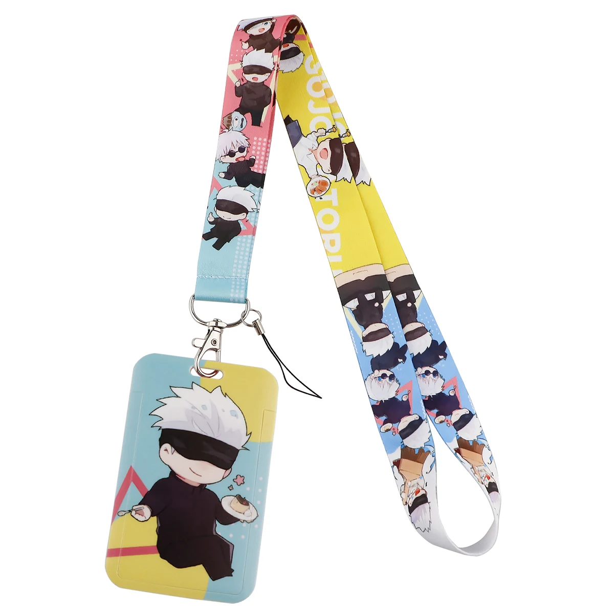 Anime Jujutsu Kaisen Inspired Gojo Satoru Lanyard Neck Strap & bID Card  Holder