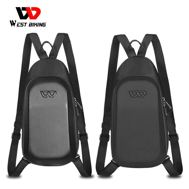 WEST BIKING 초경량 휴대용 자전거 에어로 배낭 EVA 3D 하드 쉘, MTB 도로 자전거 스포츠 가방, 방수 사이클링 배낭