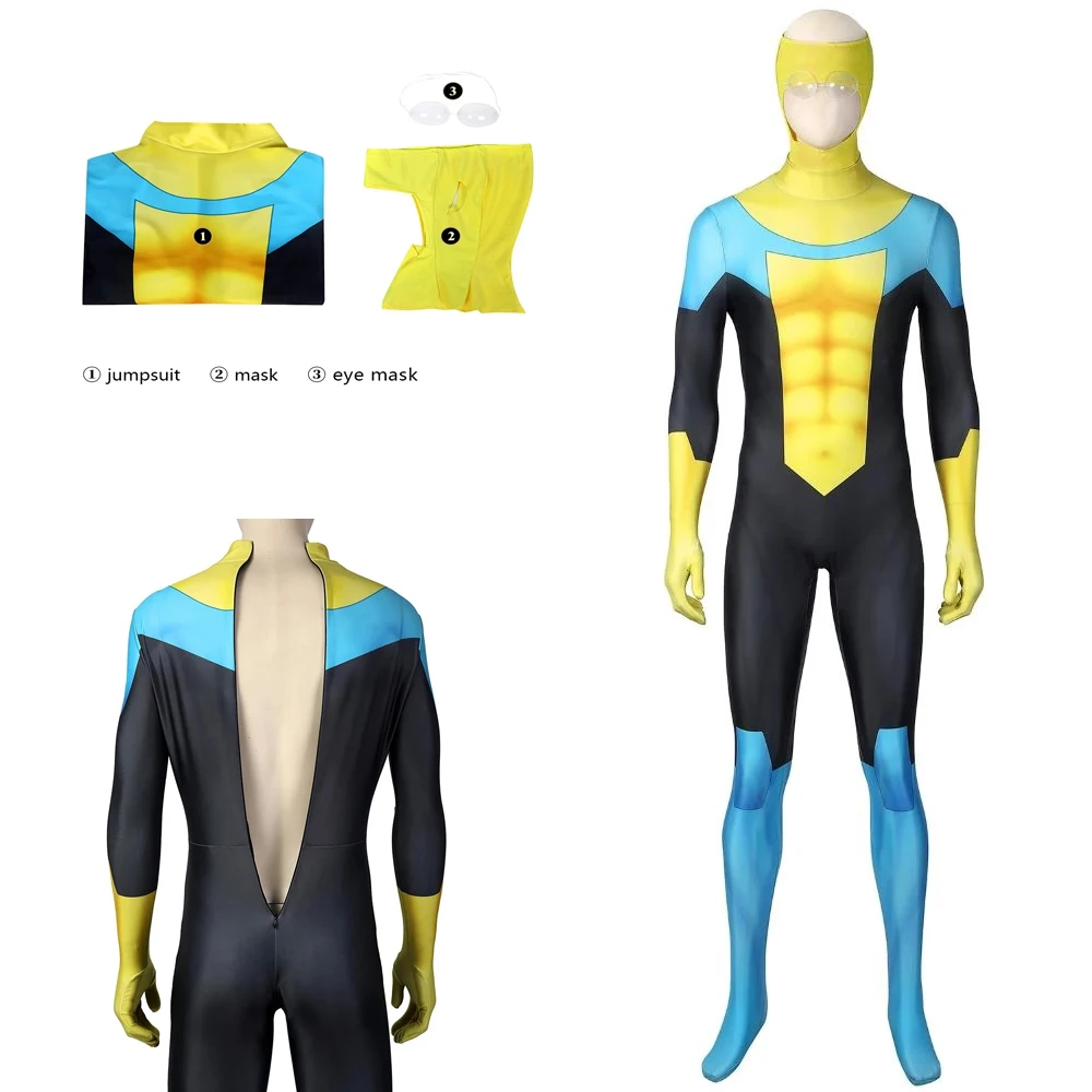 Анимационный-мультяшный-супергерой-невероятный-Марк-Грейсон-костюм-для-ролевых-игр-с-3d-принтом-комбинезон-зентай-костюм-на-Хэллоуин