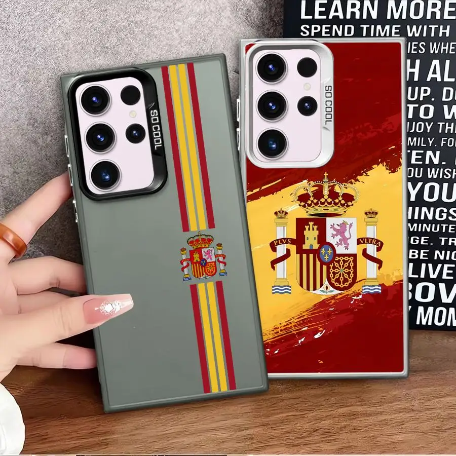 Spanish Flag National Design Soft Shell Phone Case