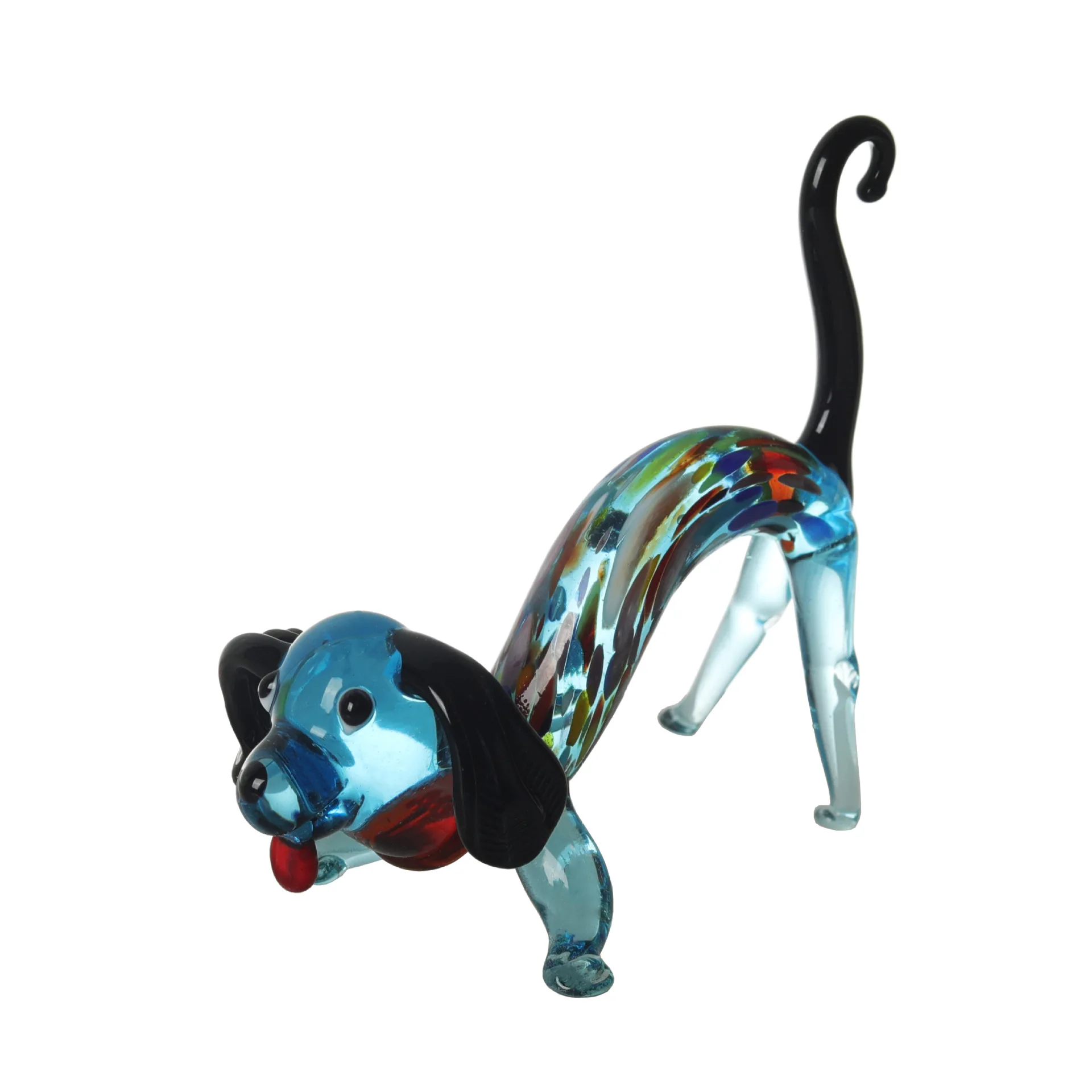 crystal-dachshund-dog-ornament-cute-glass-animal-statue