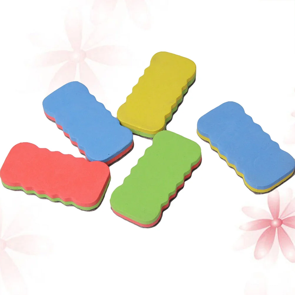

10 Pcs School Supplies Nonmagnetic Board Cleaner Mini Erasers for White Boards Business Whiteboard Dry-wipe
