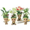 Modern Flower Vase Groot Flower Arrangement Home Living Room Decoration Cartoon Vases Ornament Plants Potted Decoration Crafts 1
