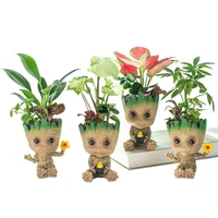 Modern Flower Vase Groot Flower Arrangement Home Living Room Decoration Cartoon Vases Ornament Plants Potted Decoration Crafts 1