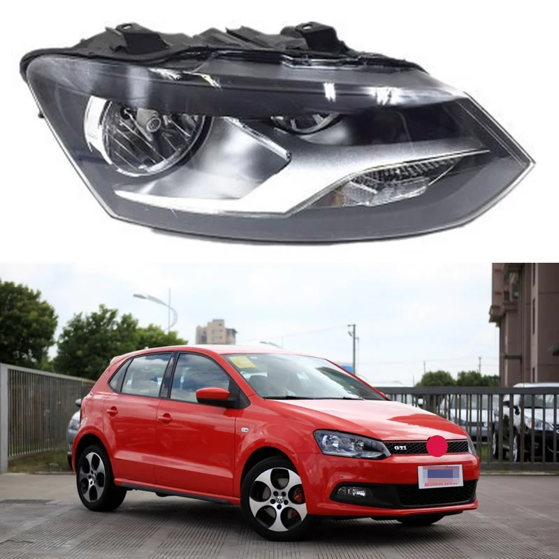 

Автомобильные аксессуары для Volkswagen Polo 2011 2012 2013, фара в сборе для хэтчбека, дальний свет, сигнал поворота, лампа ближнего света, ночники