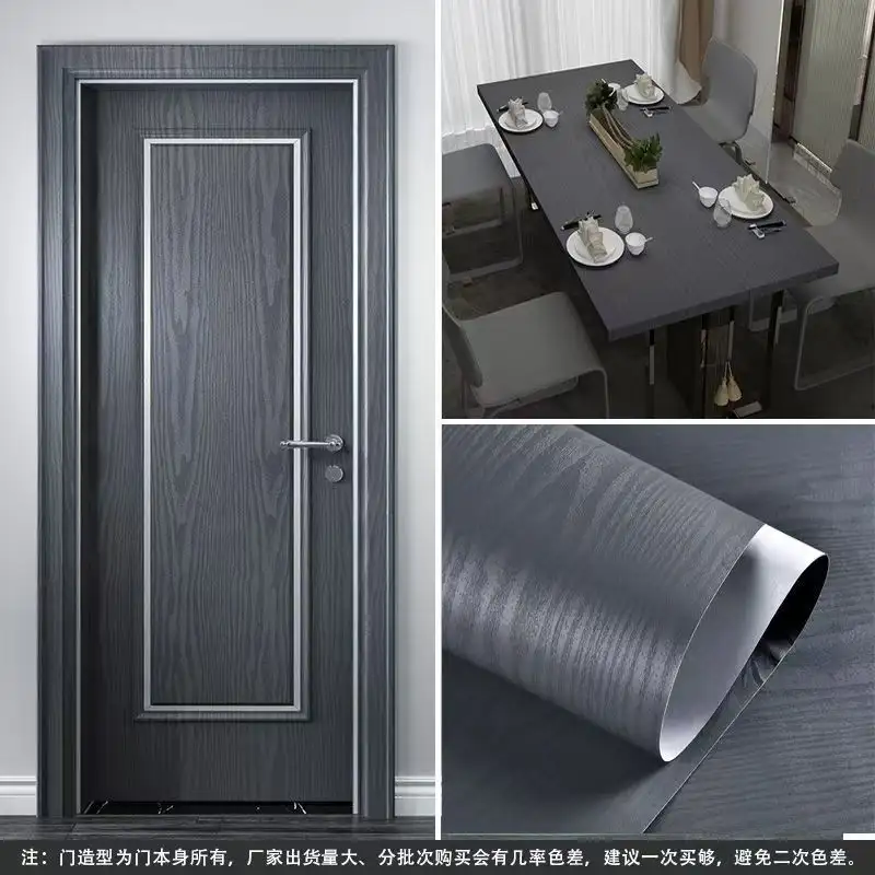 Wood Stripe Vinyl DIY Self Adhesive Waterproof PVC Wallpaper Renovation Cabinets Furniture Wall Sticker Home Decor Sticky Papers - Image 35