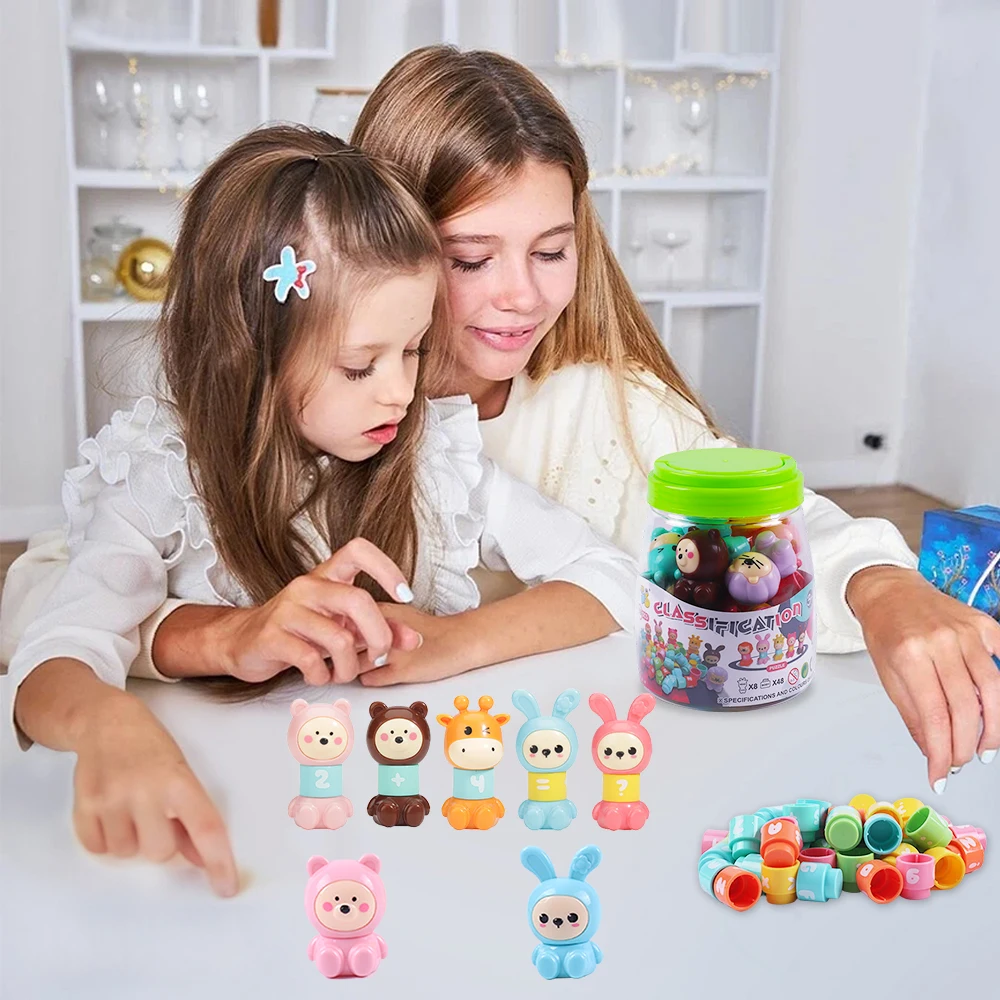 Children's Educational Toys Cartoon Matching&Mathletic Toys for Kids Learning Letter Spelling Color Recognition&Math Calculation