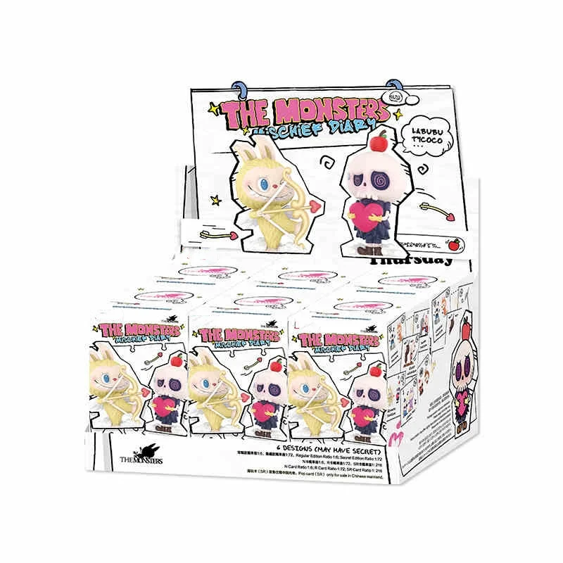 thumbnail image 1 of Caja sorpresa de la serie Naughty Diary de Labubu, juguete personalizado de moda, regalo hecho a mano, adorno de escritorio, linda colección, juguete decorativo, 1 of 5