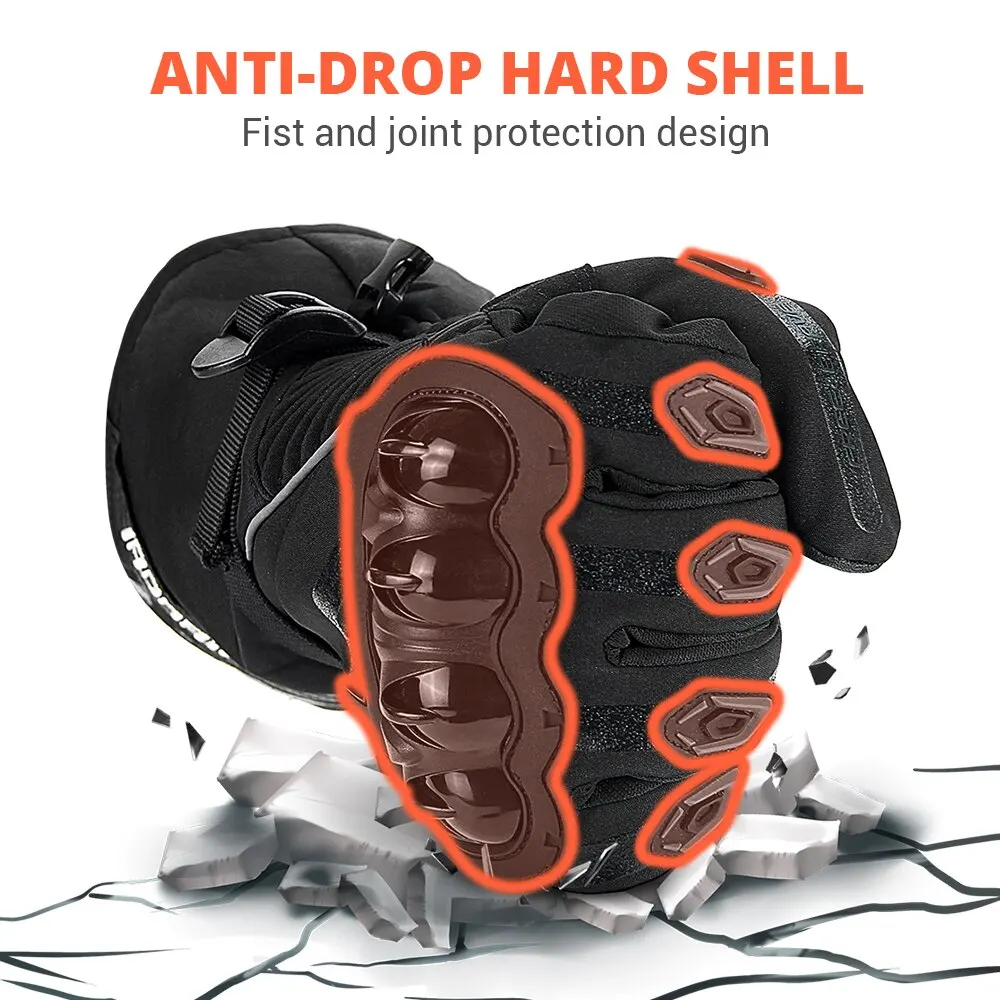 Motorcycle Gloves Windproof Waterproof Touch Screen 4 Seasons