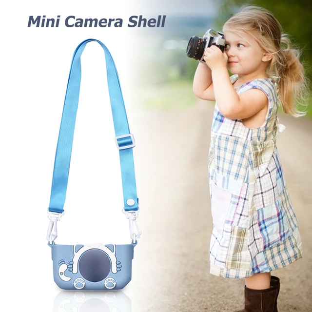 Kids Camera Protective Cover Case Children Camera Silicone Shell Cute Cartoon Camera Toys Child Outdoor Photography Camera Cover 5