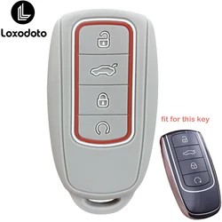 Cover per chiave smart in silicone premium - Guscio protettivo e portachiavi