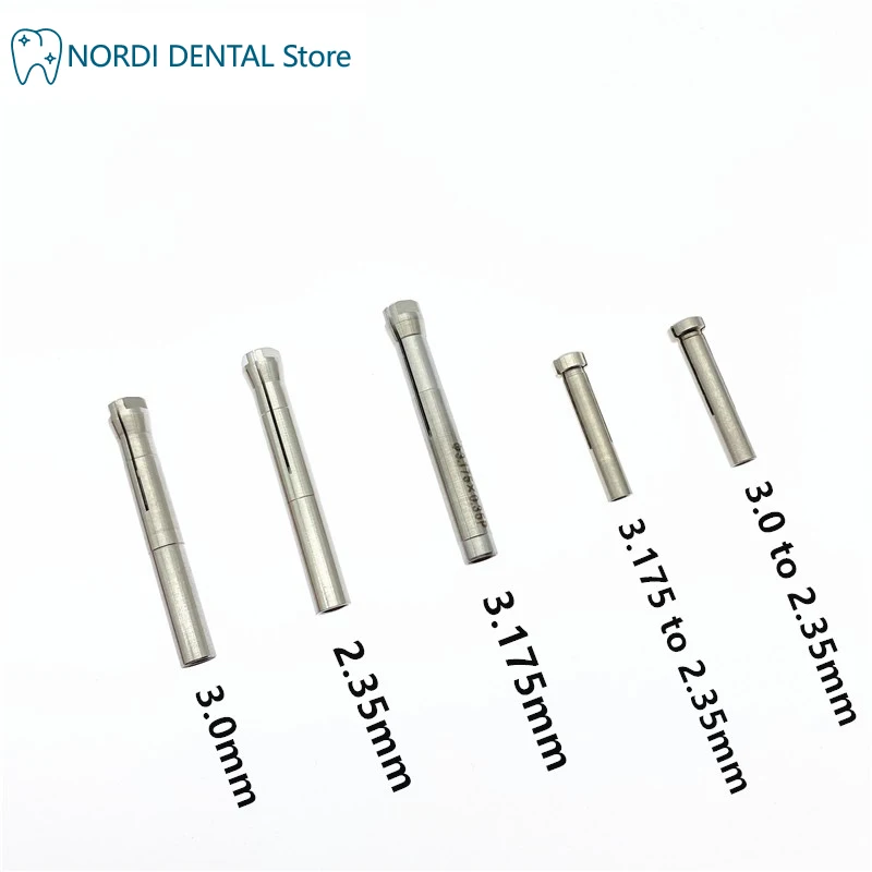 Стоматологический 2,35 мм, 3,0 мм, 3,175 мм, микромотор, цанговый патрон для Strong 210 102L 105L SAEYANG MARATHON, полировочные наконечники, патроны