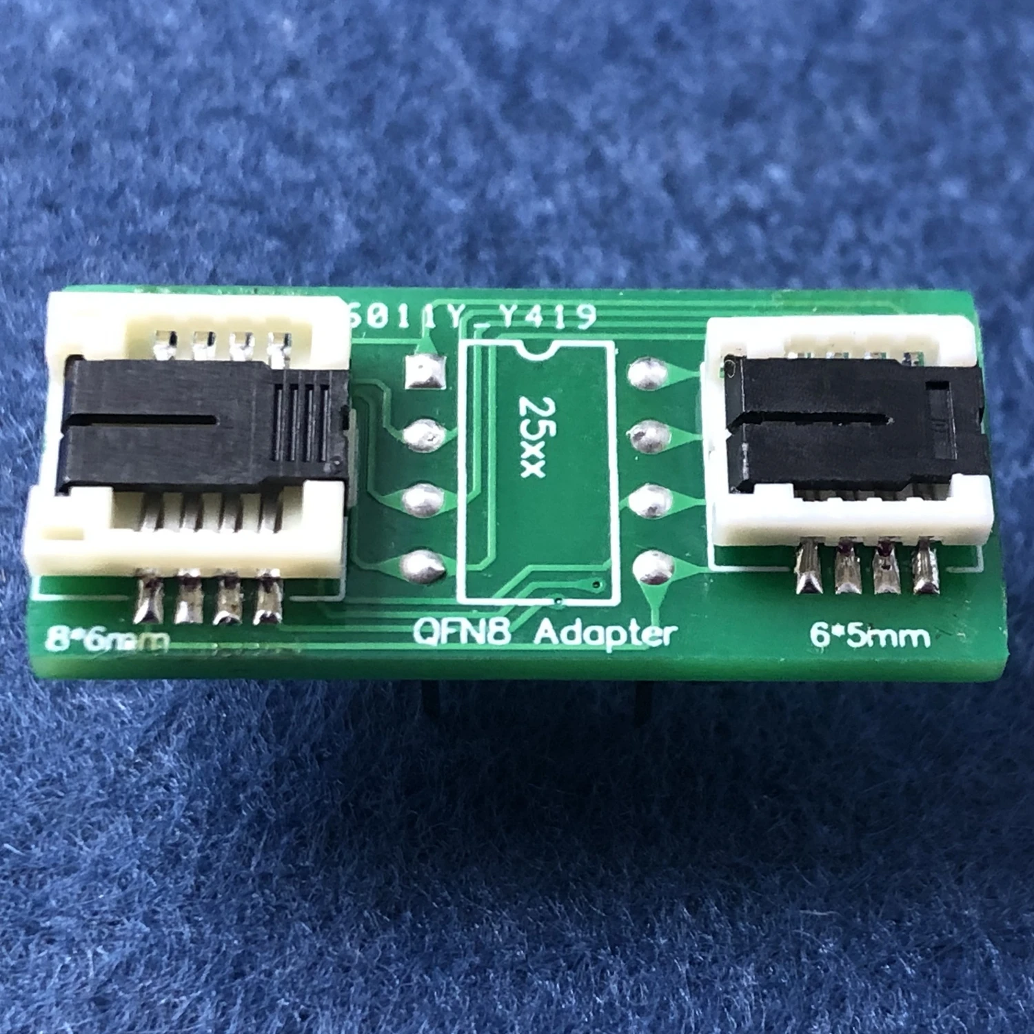 QFN8 /WSON8/MLF8/MLP8/DFN8 à DIP8 prise/adaptateur universel deux-en-un pour les puces 6x5MM et 8x6MM prise flash BIOS SMT