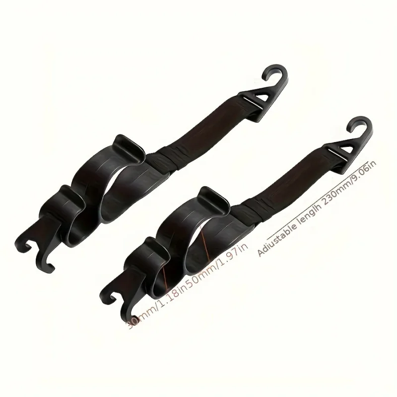 Versatle Car Seat Back Hook & Trunk Umbrella Holder-Durable ABS Material, Fits Most Vehicles