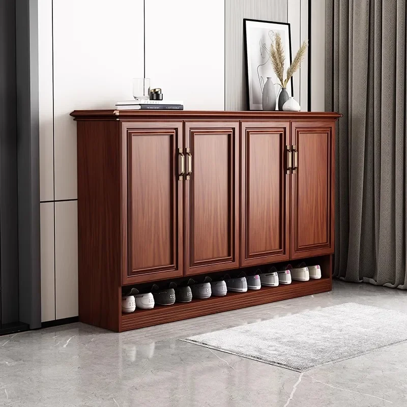 

Storage Wooden Shoe Cabinets Entryway Bench Organizers Shelf Closet Rack Mobile Corner Luxury Meuble Rangement Hallway Furniture