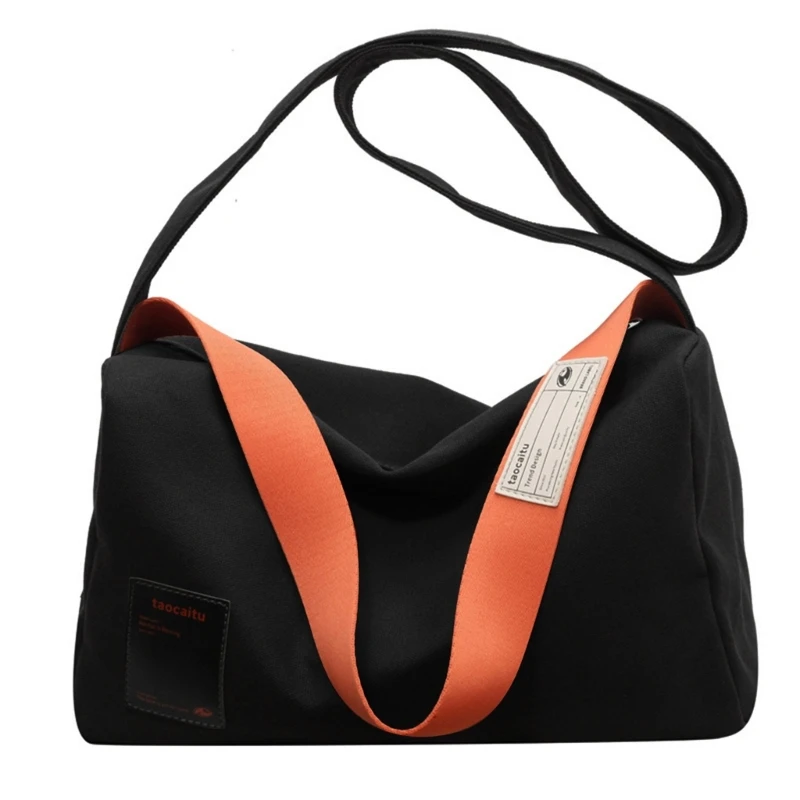 

Versatile Shoulder Bag Large Capacity Messenger Bags for Women Girl Canvas Tote Bag Purse Fashion Simple Casual Handbags 517D