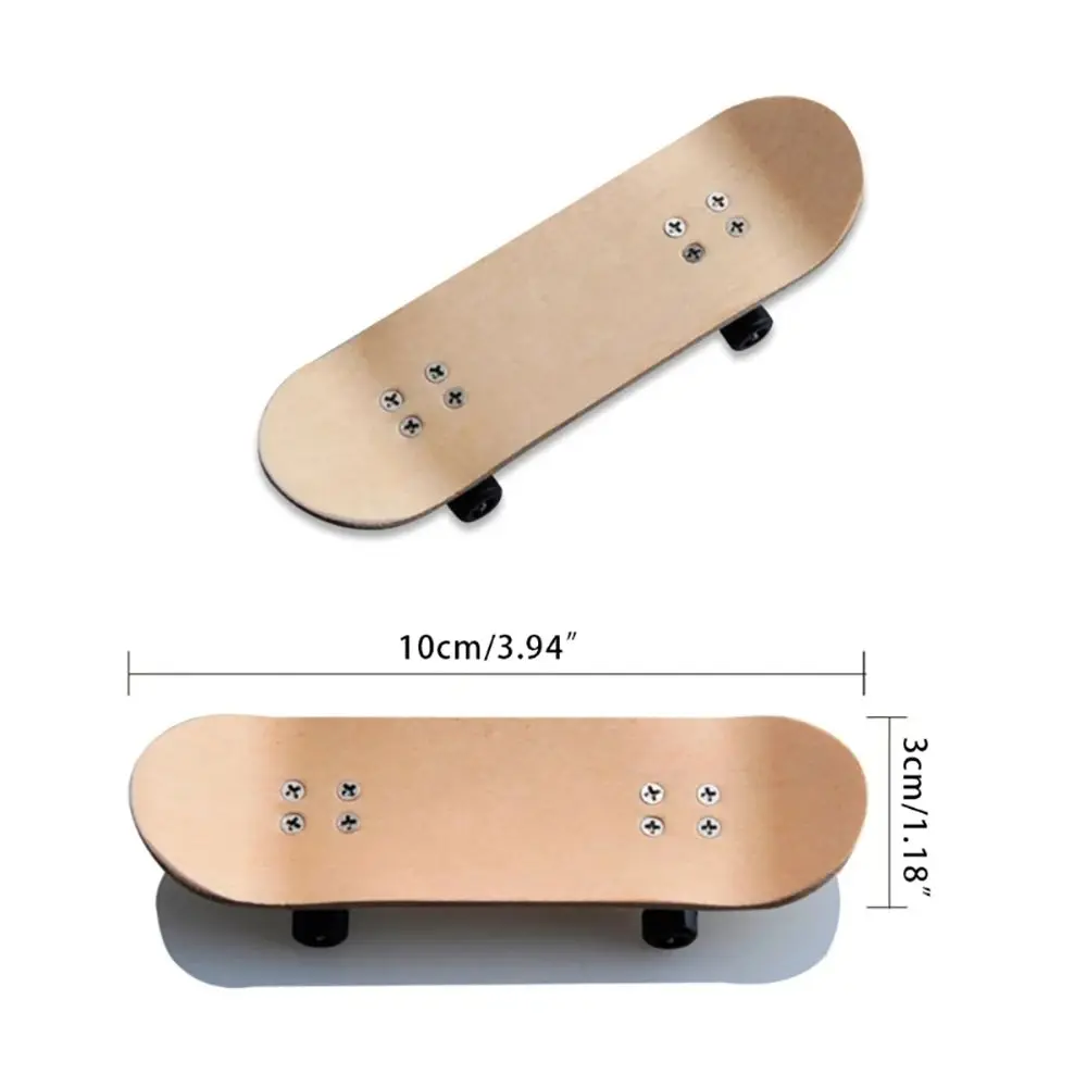 1Pcs 내구성 있는 메이플 핑거보드 데크 5겹 나무 핑거 스케이트보드 부품 미니 30mm 핑거보드 액세서리