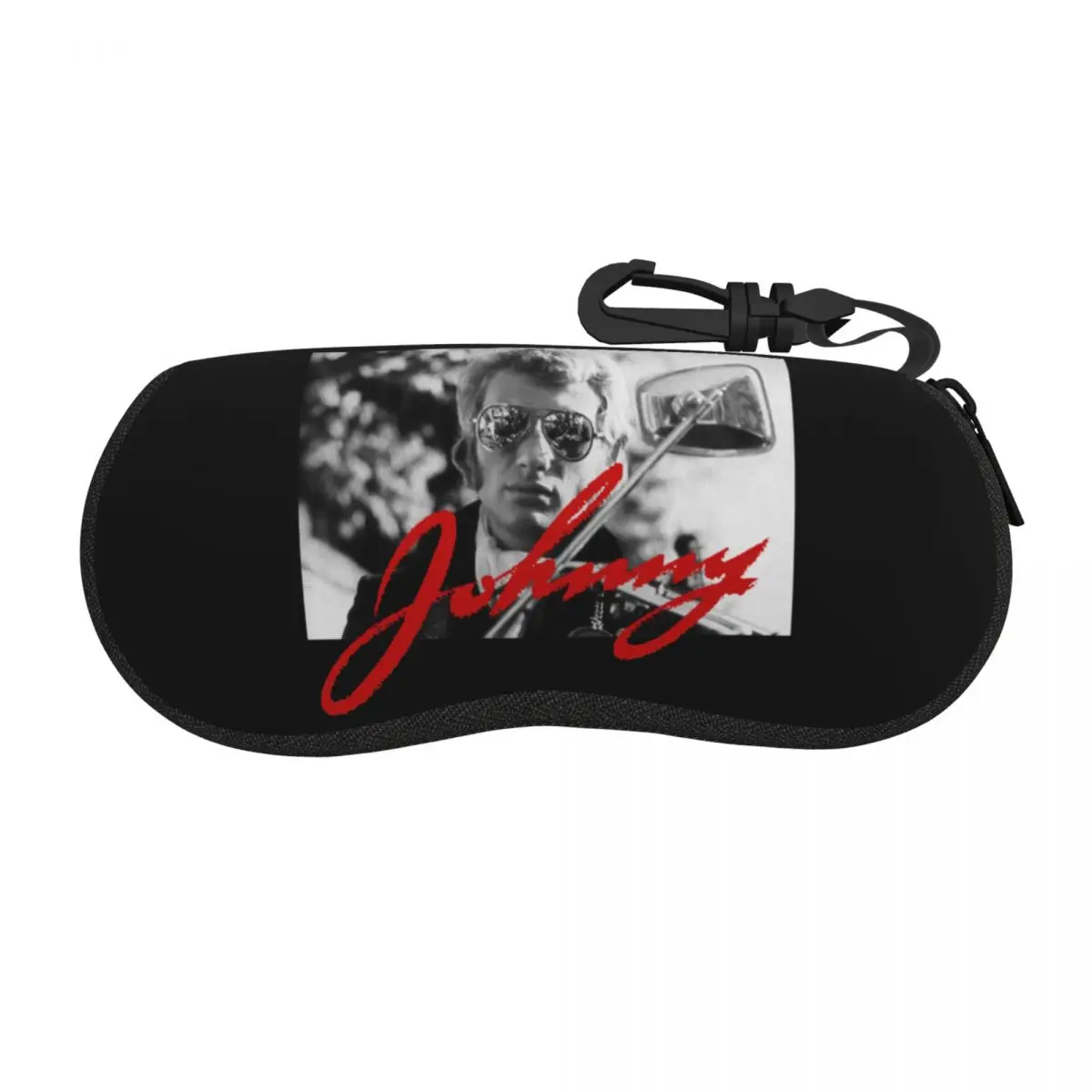 Retro Vintage Johnny Hallyday Glasses Case Printing Box Rocker Tribute Sunglasses Box Ins Eye Contacts Case