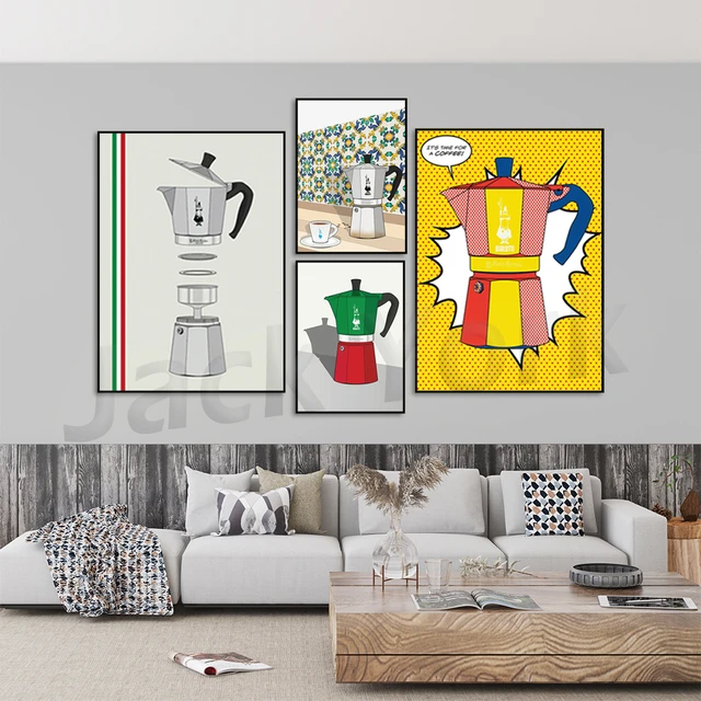 VM2 DESIGN - Poster da parete vintage moka espresso italiano - Catawiki