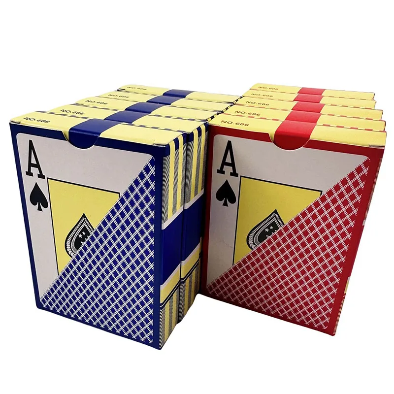 Playing Cards 2 Sets/Lot Classic Poker Big Typeface Plastic Waterproof Game
