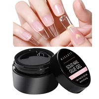 Makartt Solid Nail Gel Glue for Soft Gel Nail Tips Clear Acrylic Nail Tips Solid Gel Nail Glue for Press On Nails Fake Nails 1