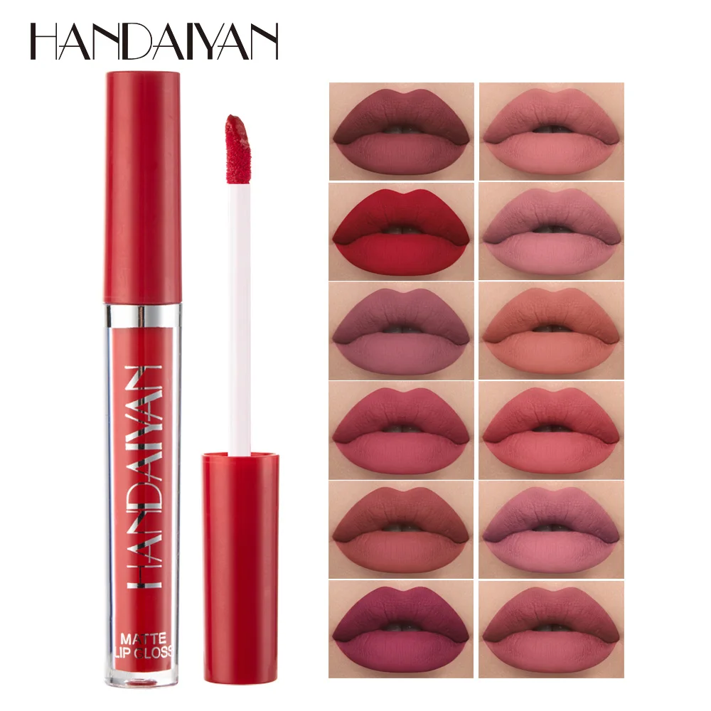 Waterproof Liquid Lipstick Matte Lip Gloss Tint Makeup