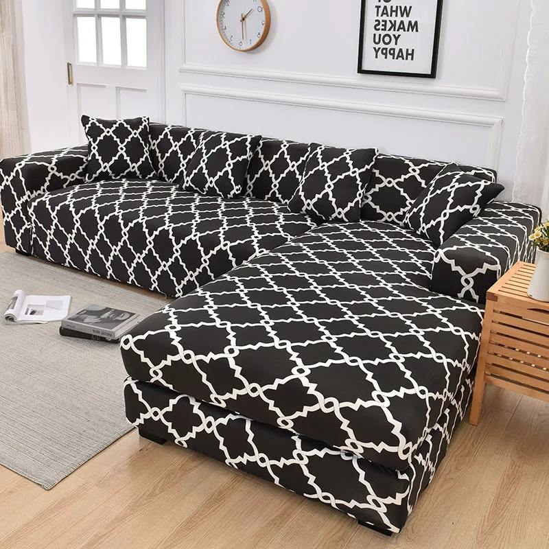 Elastic Sofa Cover Cotton Couch Cover Chair Sectional Big Sofa It Needs Order 2piece if is Chaise Longue L-shape